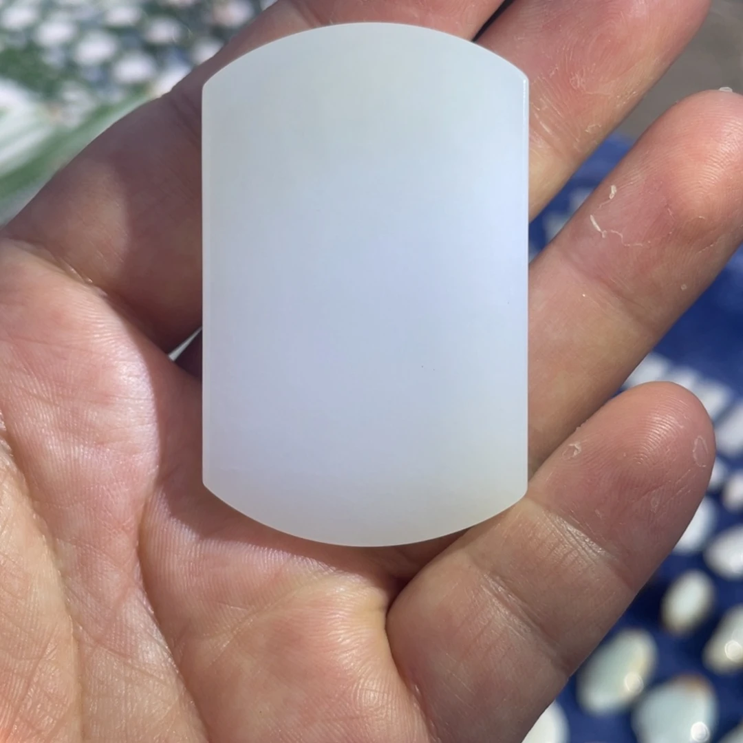 和田玉颈饰18K金镶嵌