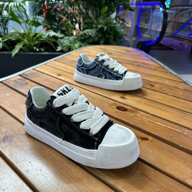 厚底春时尚休闲鞋潮流低帮帆布鞋经典低帮时尚韩版休闲夏季