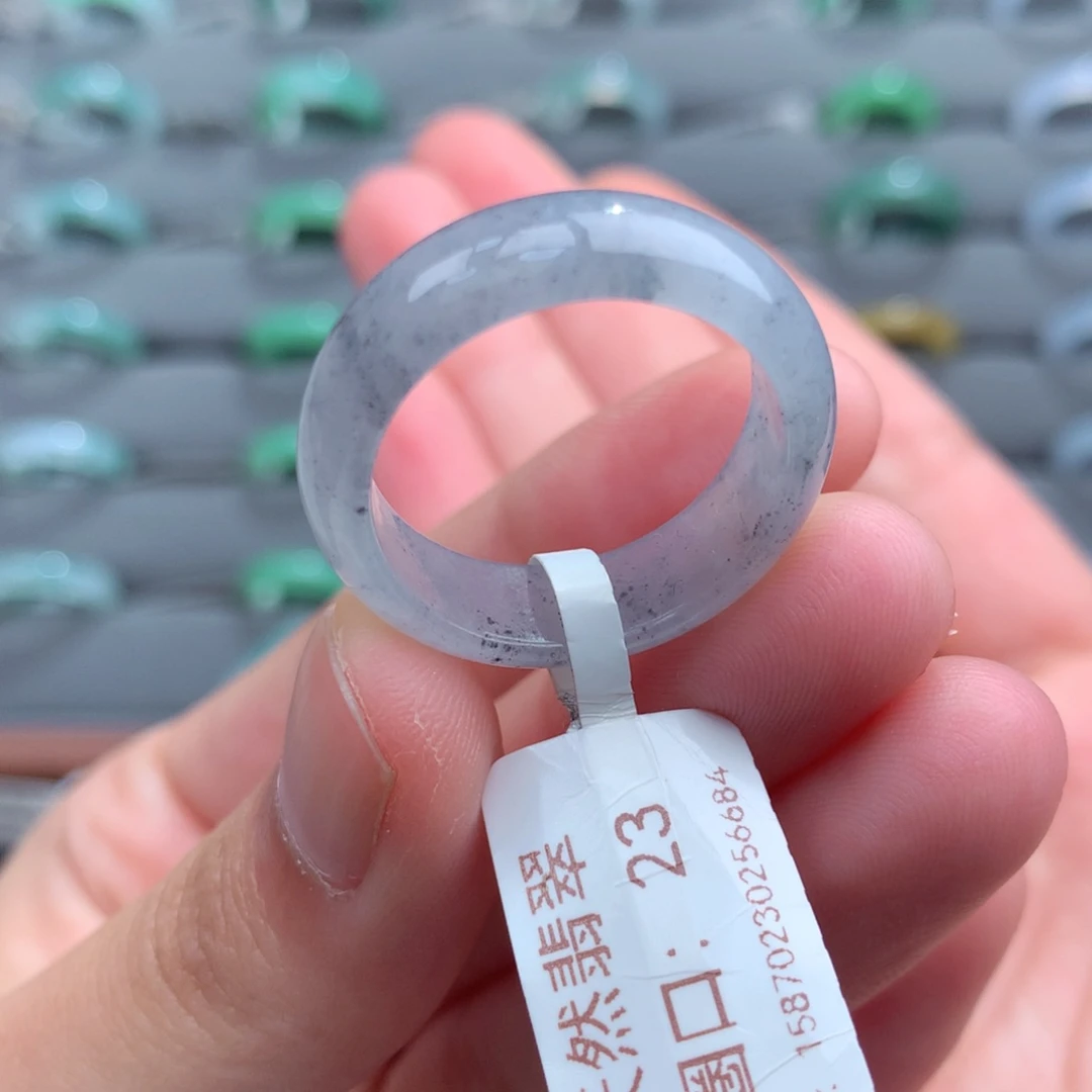 翡翠戒指未镶嵌天然