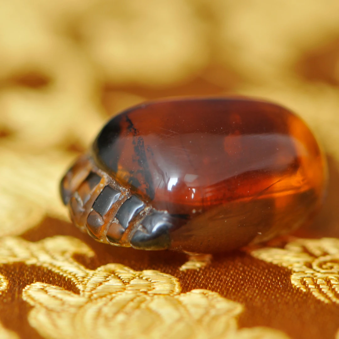 琥珀知足小坠 P633