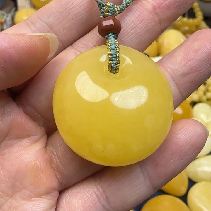 蜜蜡未镶嵌颈饰天然蜜蜡