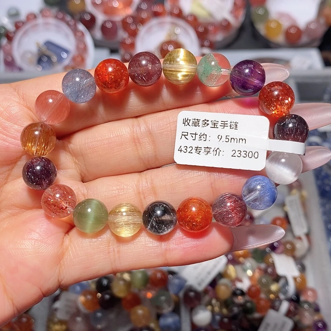 水晶手链未镶嵌多宝