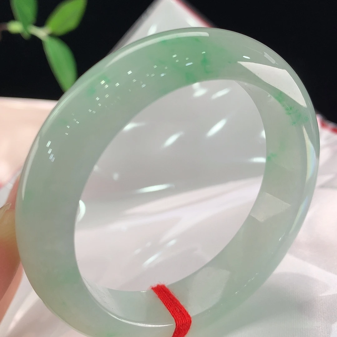 未镶嵌手镯翡翠49圈口0360
