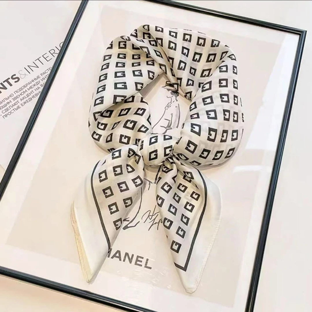 （866）新款春夏季方巾西丽纱旅游打卡出片气质百搭防晒大丝巾精致