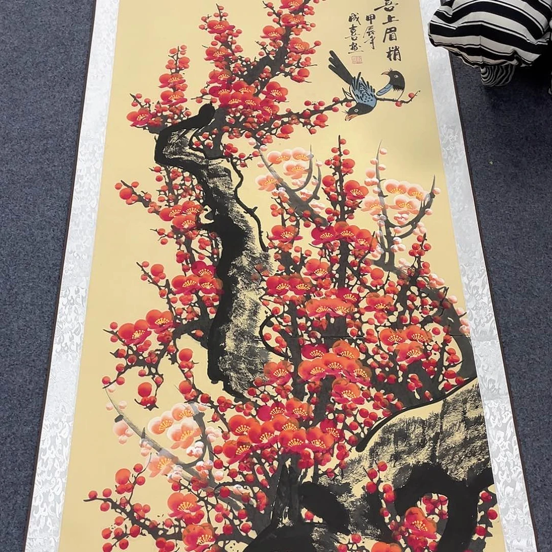 国画作品小姐姐放漏…