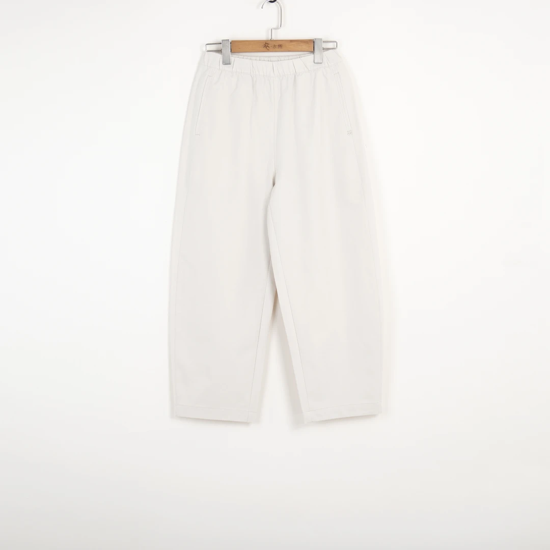 华人杰秋季新款九分裤阔腿裤女裤百搭宽松时尚简约休闲裤