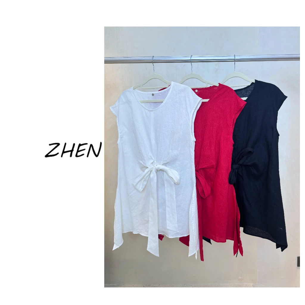 【ZHEN】25K00844 2025新款时尚气质修身显瘦小众设计背心