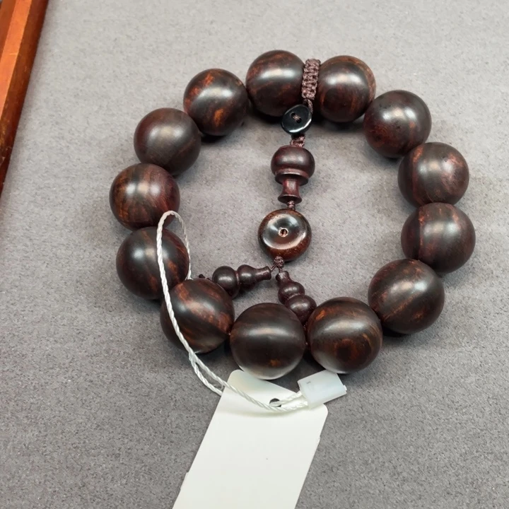 乐***叔黄花梨/降香黄檀手串/手链海南黄花梨老紫油梨