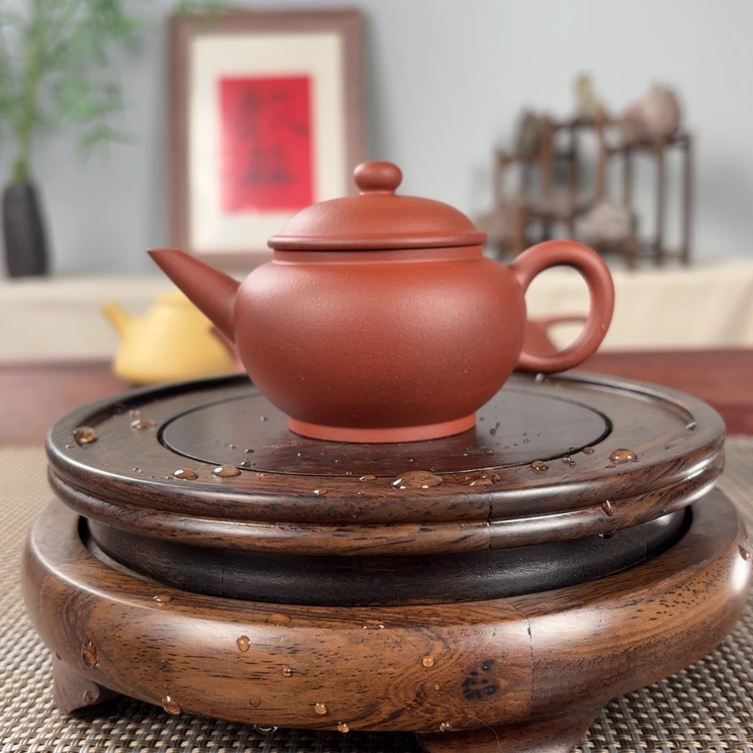 紫砂茶壶闭*！黄龙山原矿紫砂壶