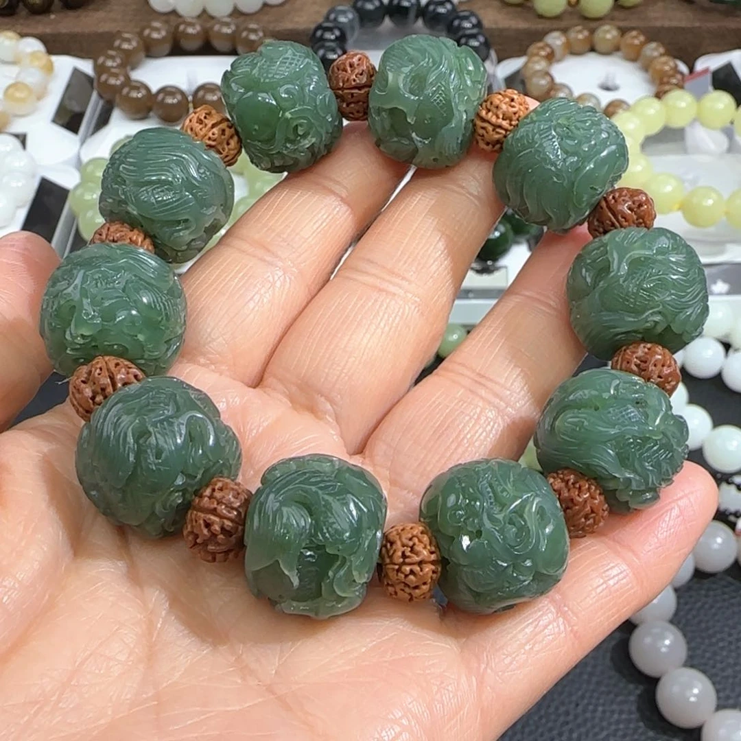 和田玉手链未镶嵌