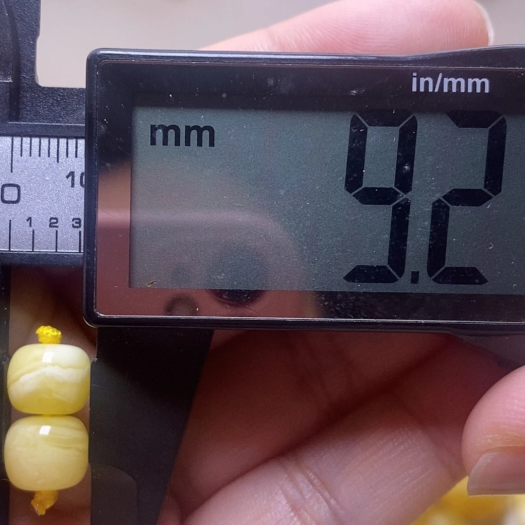 未镶嵌琥珀裸石蜜蜡老型对珠