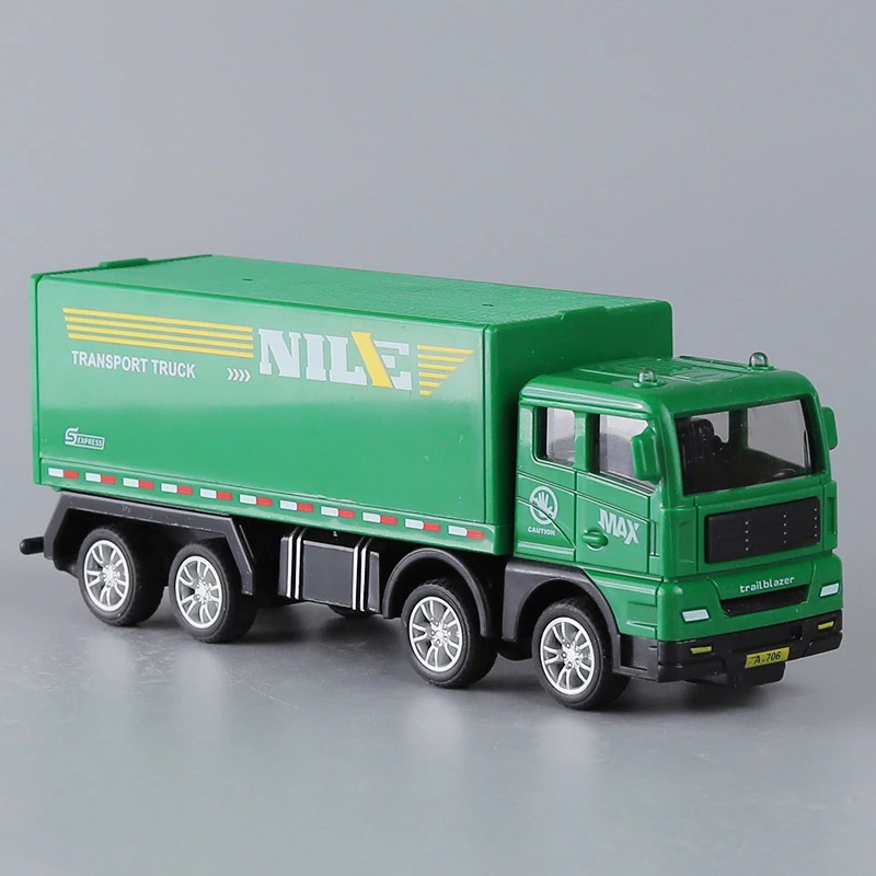 【直播专享】惯性快递运输车儿童仿真货柜运输车耐摔玩具车开门汽车