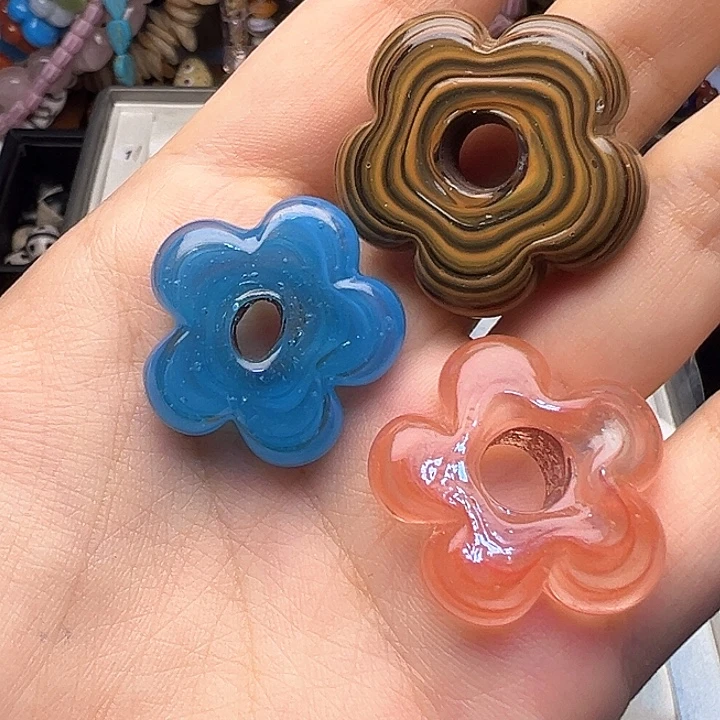 颈饰琉璃尼泊尔琉璃花6米三个