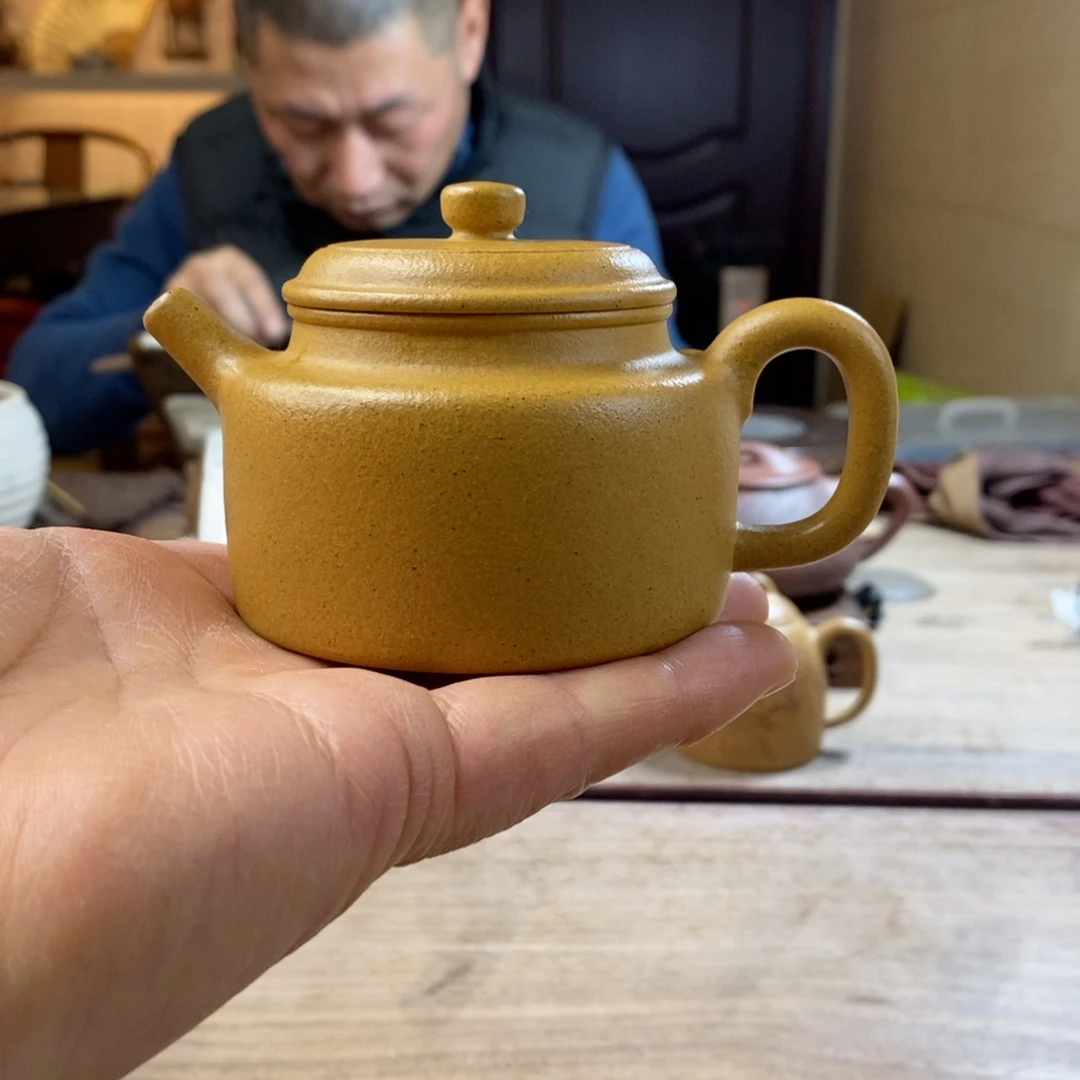 茶壶紫砂全手工黄金段德钟