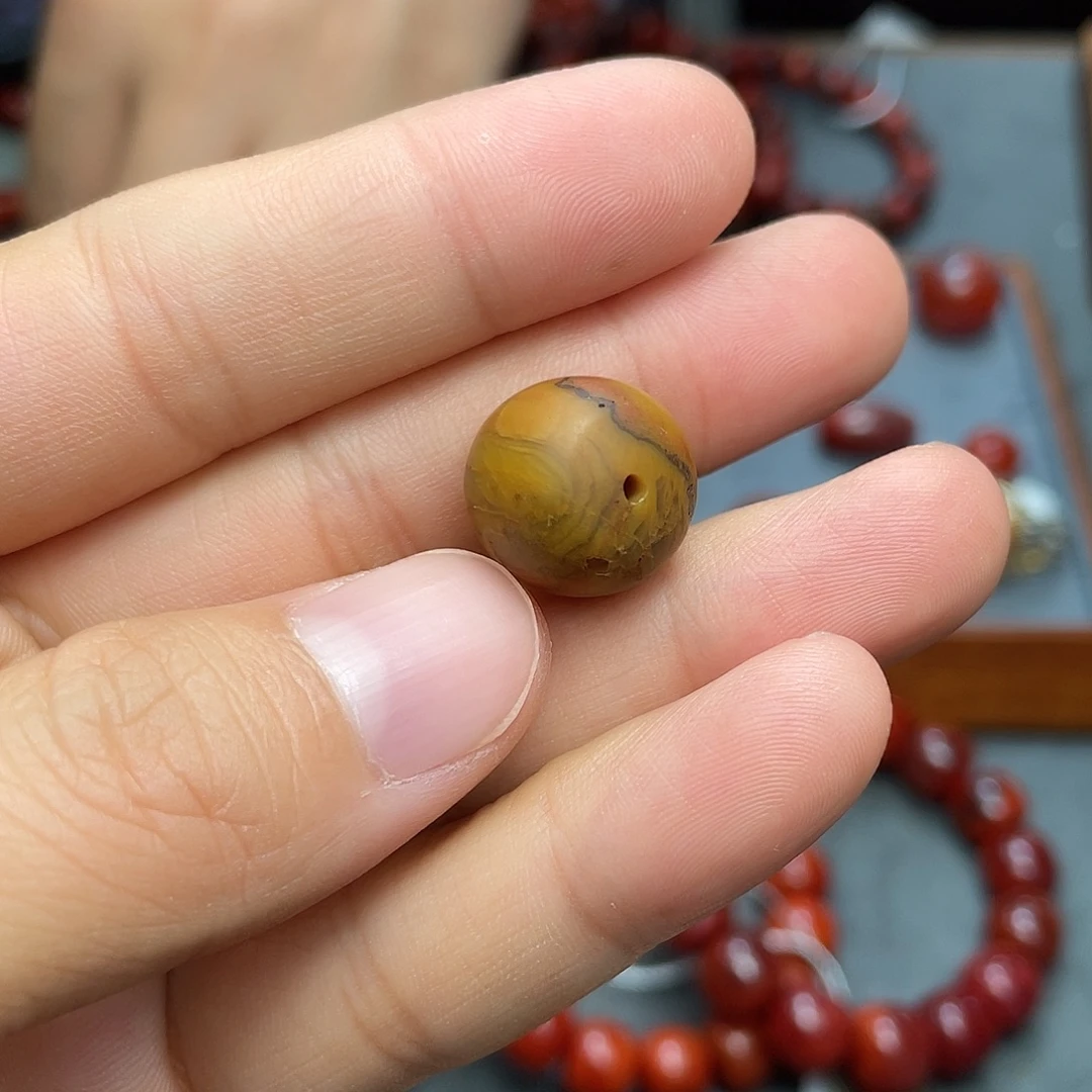 未镶嵌单珠南红玛瑙14