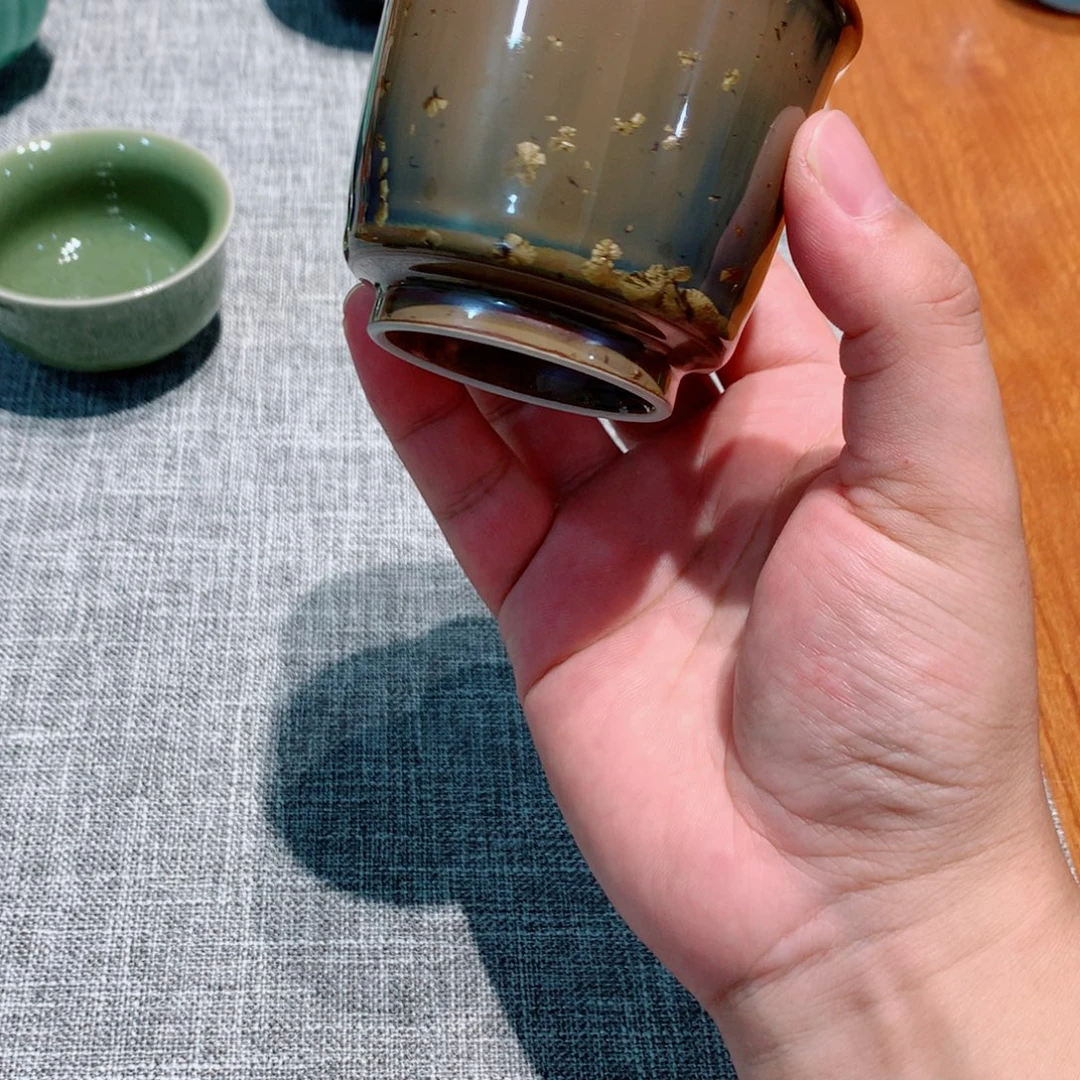 栀***开龙泉青瓷茶具杯子