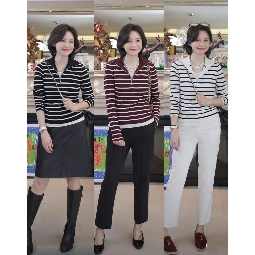 我是摩羯 心动返航 60支100精纺美丽诺羊毛18针假两件秋冬针织衫