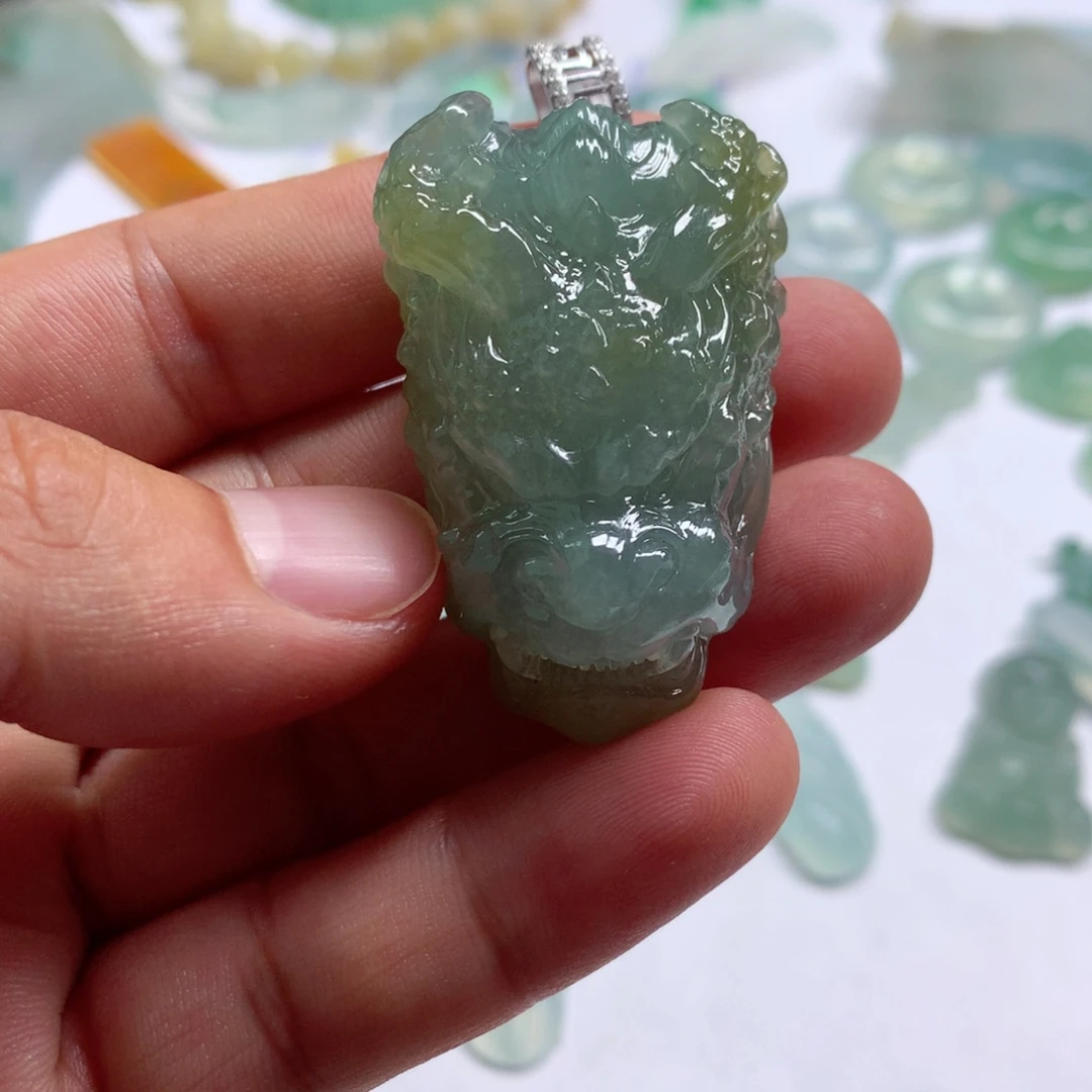 定制翡翠未镶嵌坏*叔证书