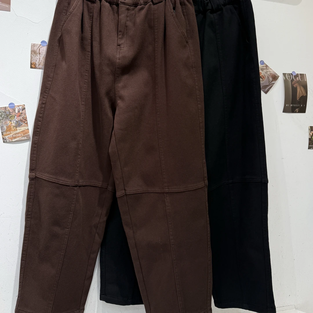 新款加绒休闲裤#56668/3-6