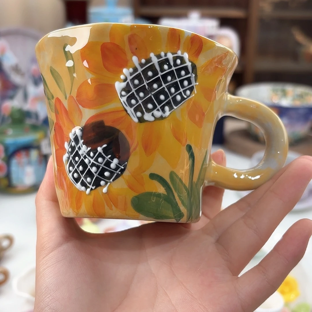 景德镇手绘高温釉下彩陶瓷茶具