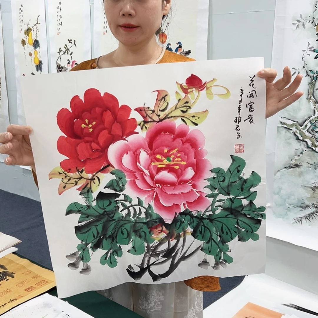 国画宣纸国画纯手绘作品