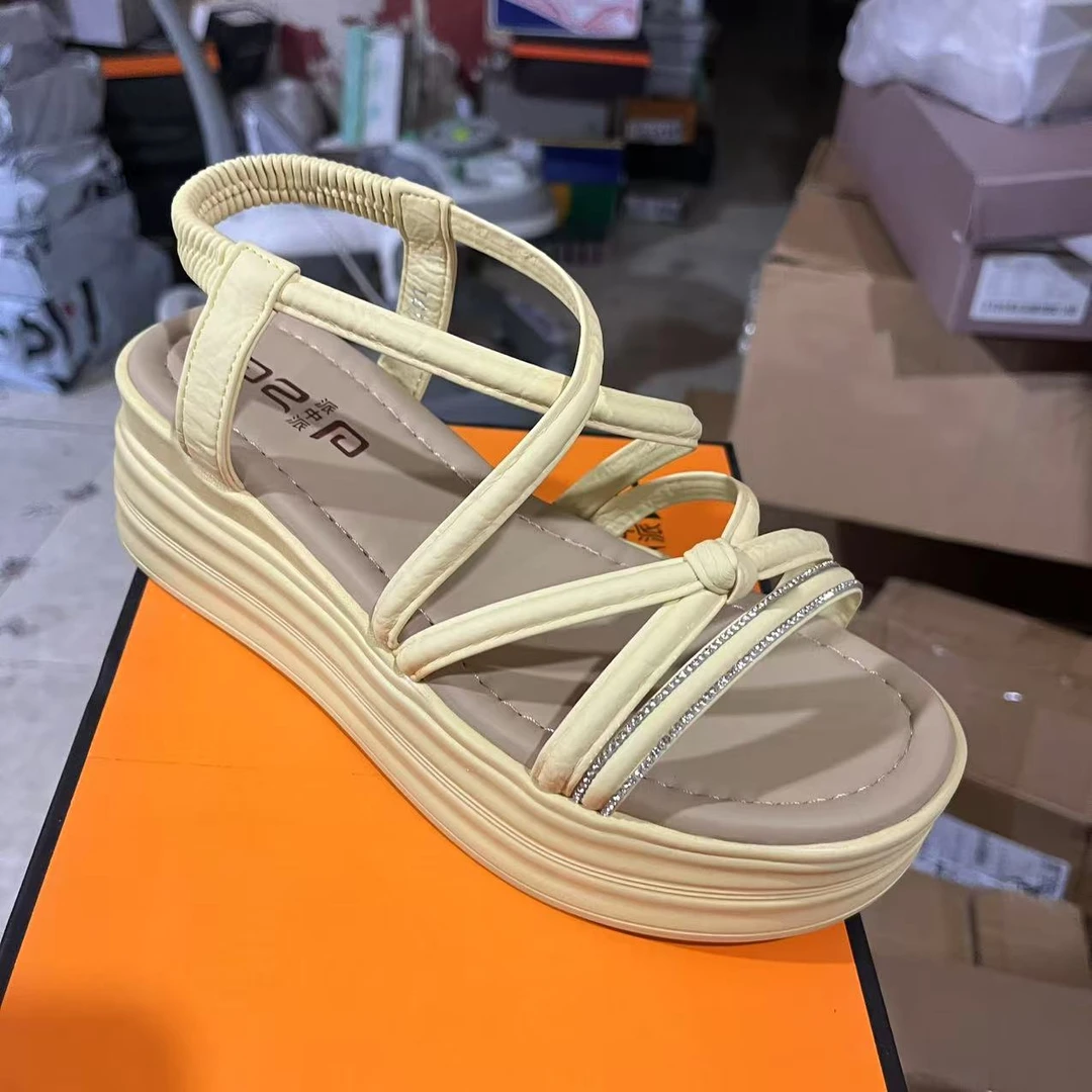 B-579  新款厚底属实百搭凉鞋  61580