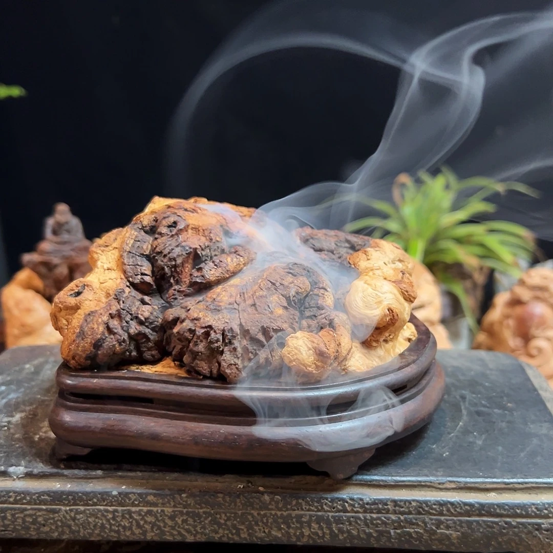 上***蚤荔枝木熏香成品香炉