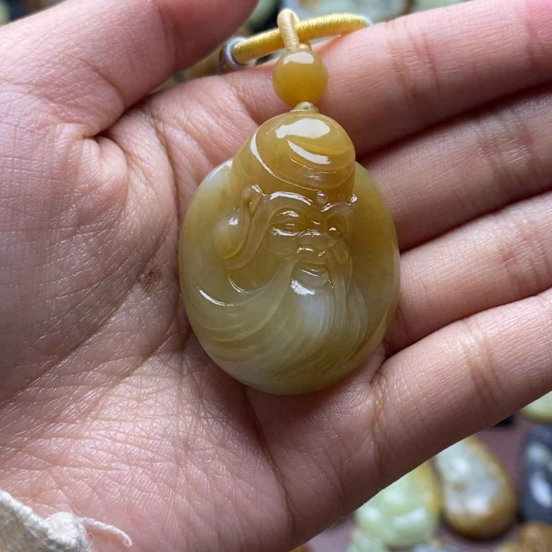 吊坠(不含链)未镶嵌和田玉（糖玉）
