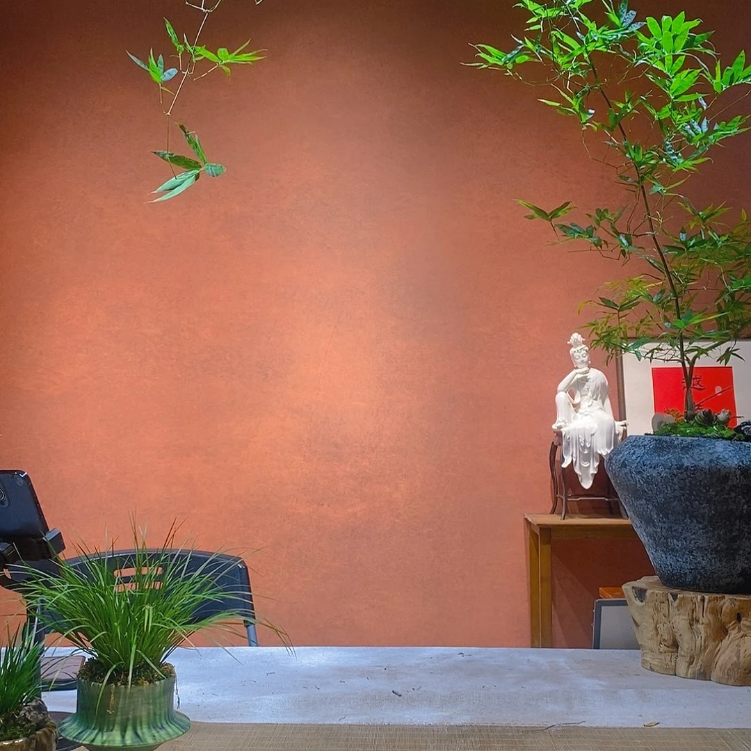 刘***馨无花朵老桩精品竹盆景作品