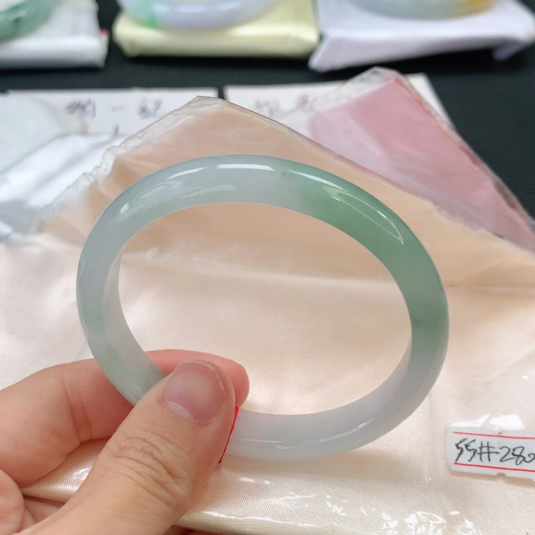 翡翠手镯未镶嵌翡翠手镯55.5