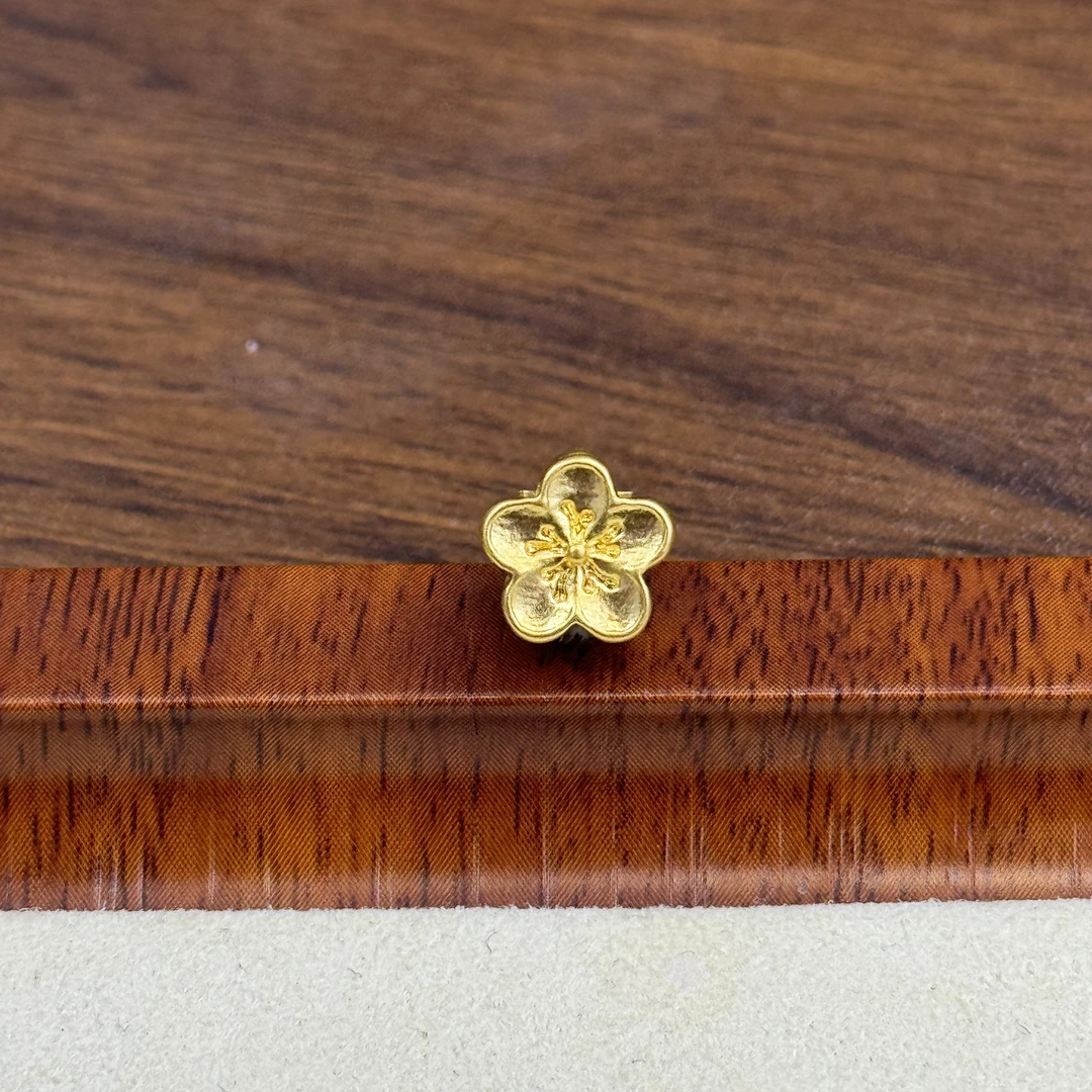 君潮黄金足金999-9mm桃花DP0014-0290