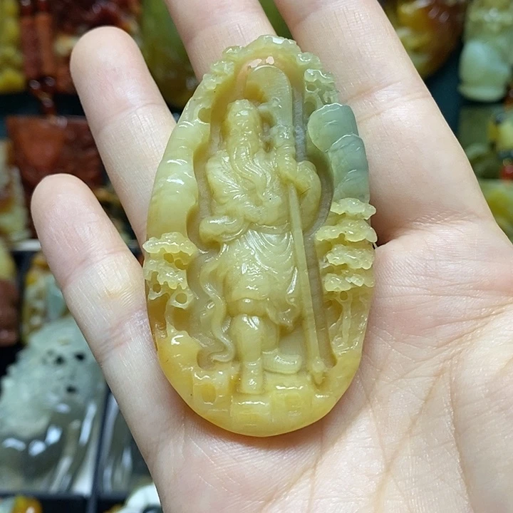 未镶嵌岫玉吊坠(赠链)