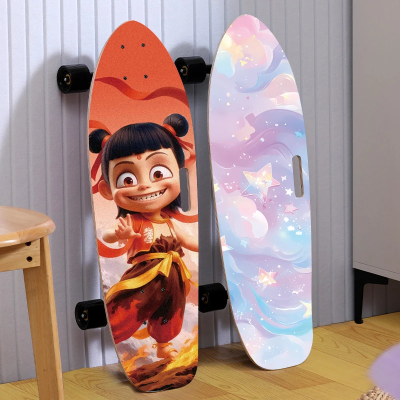 陆地冲浪板滑板弹簧桥专业免蹬地刷街代步初学者运动玩咖