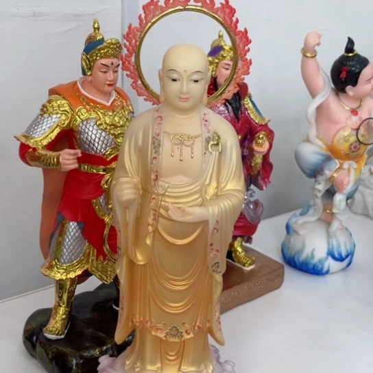 【闪购商品】玉16寸空心汉白玉地藏