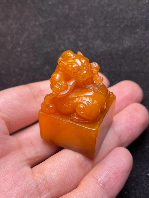 寿山田黄石印章高品