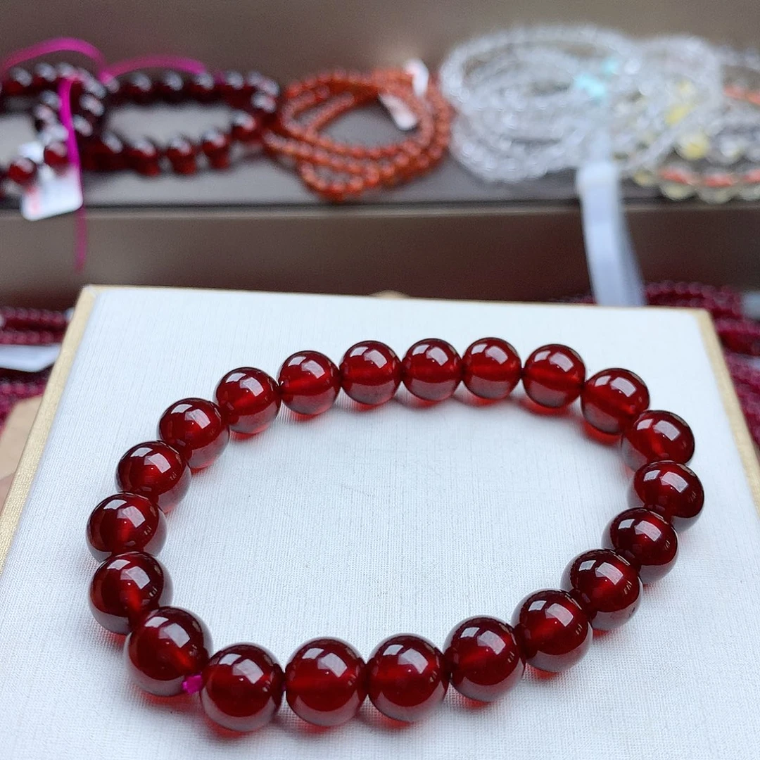 石榴石手串未镶嵌建****k9