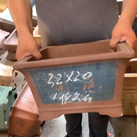 紫砂花盆手工制作