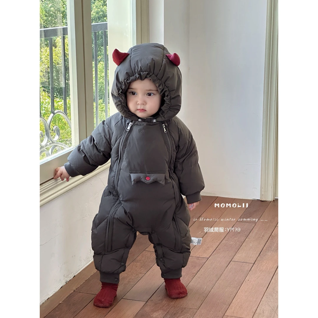 萌趣小恶魔双拉链羽绒服
