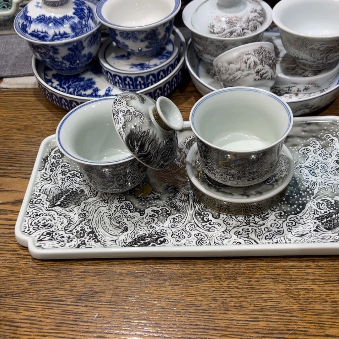 盖碗陶景德镇陶瓷工厂福利价