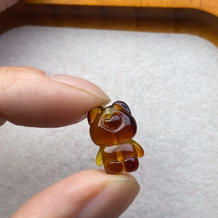 蜜蜡未镶嵌裸石微瑕卡11.5