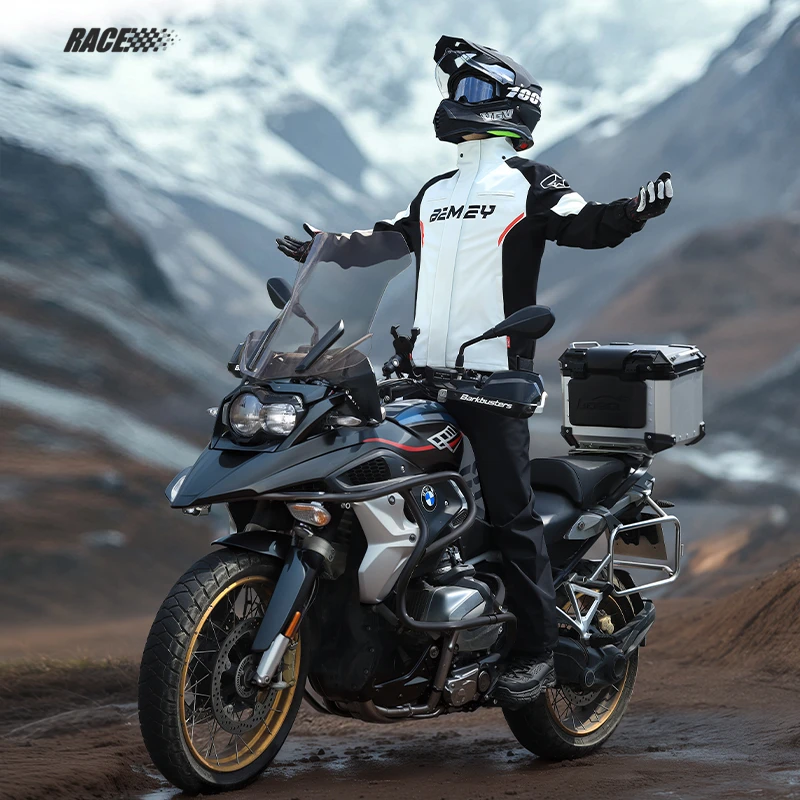 备美新款骑行雨衣雨裤套装全身防暴雨摩托车户外装备男款雨衣