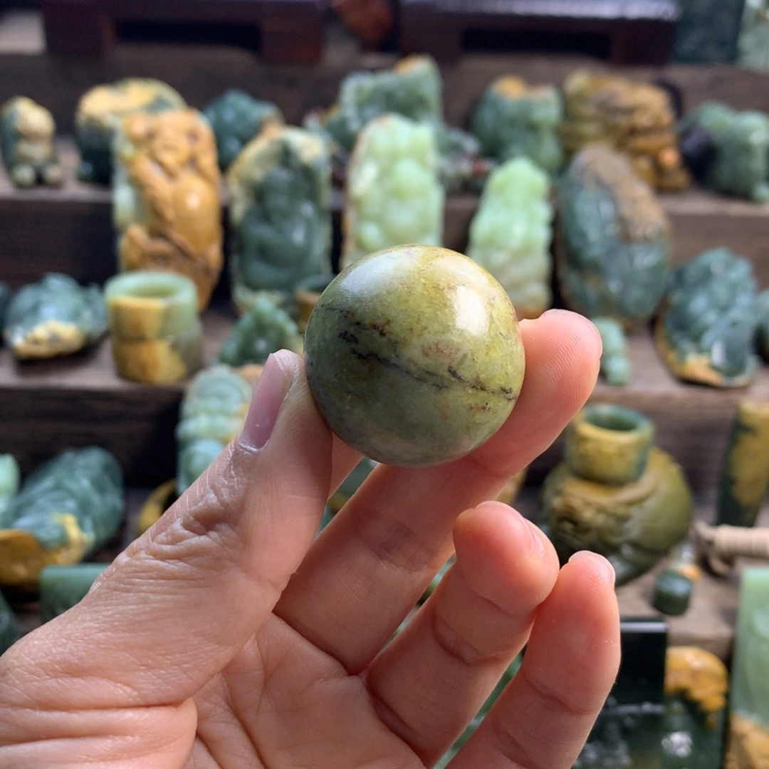 岫岩河磨玉（透闪石质玉）手串未镶嵌F****P