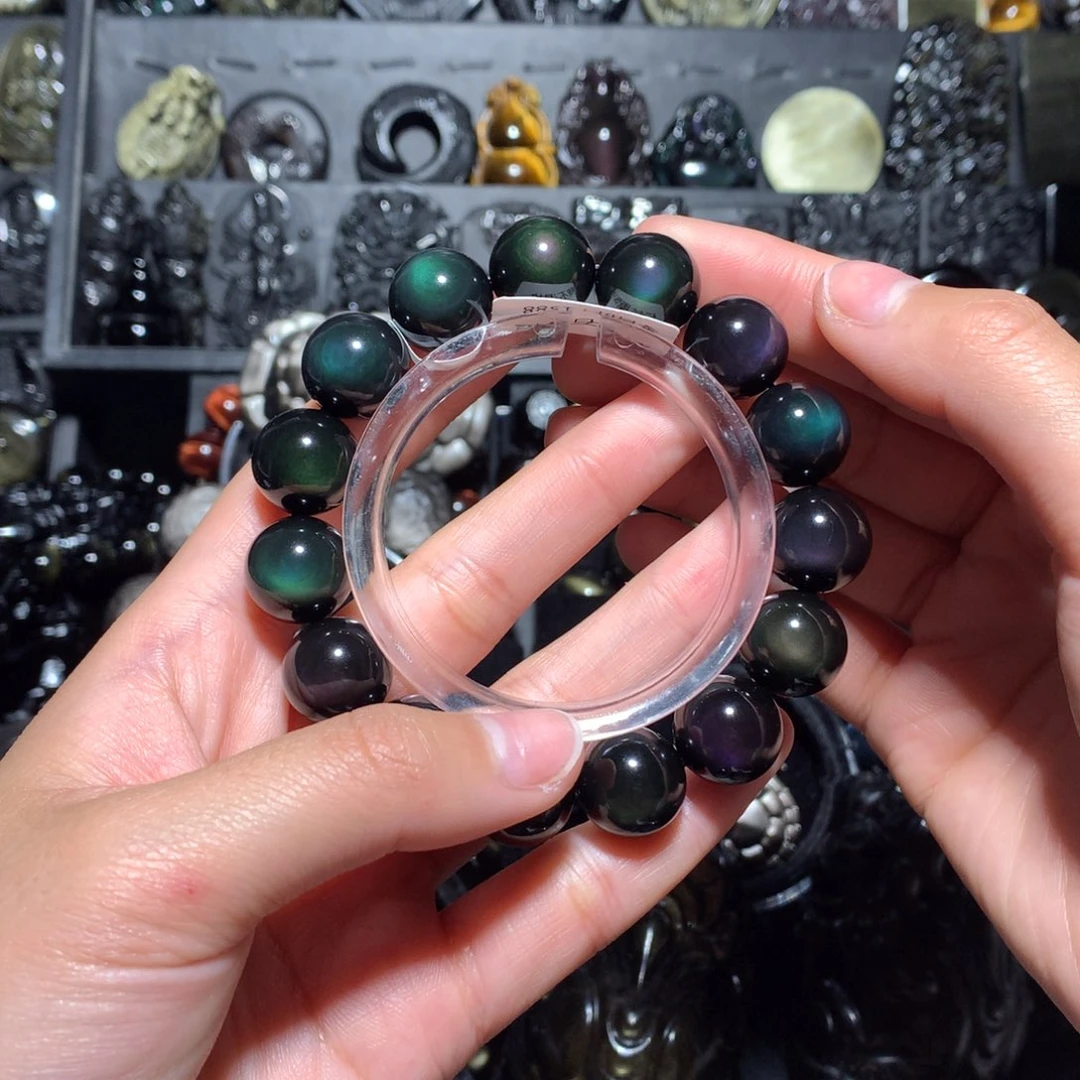 ****名黑曜岩未镶嵌珠宝奇石