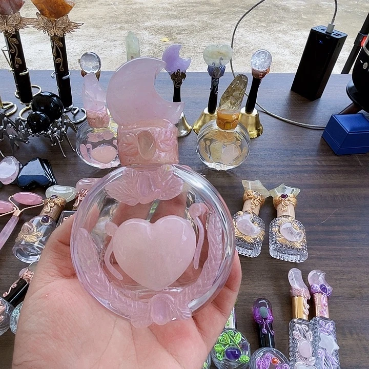 发***财未镶嵌珠宝半成品水晶水晶