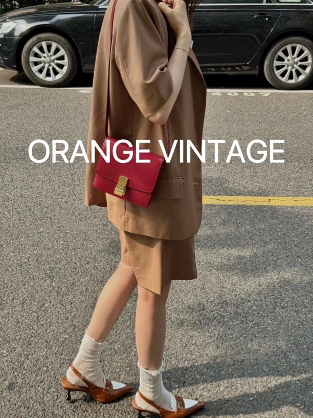 90新 Celine/思琳 Celine box mini酒红小挎包