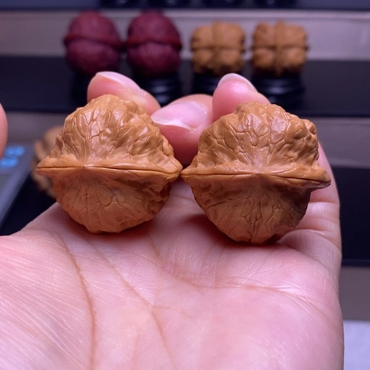 文玩核桃把件芭蕉扇34