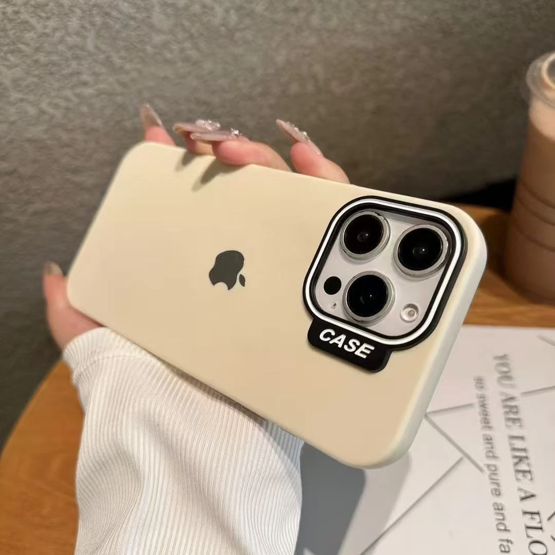 小众马卡龙纯色适用苹果16手机壳iPhone15promax个性13/14新款12