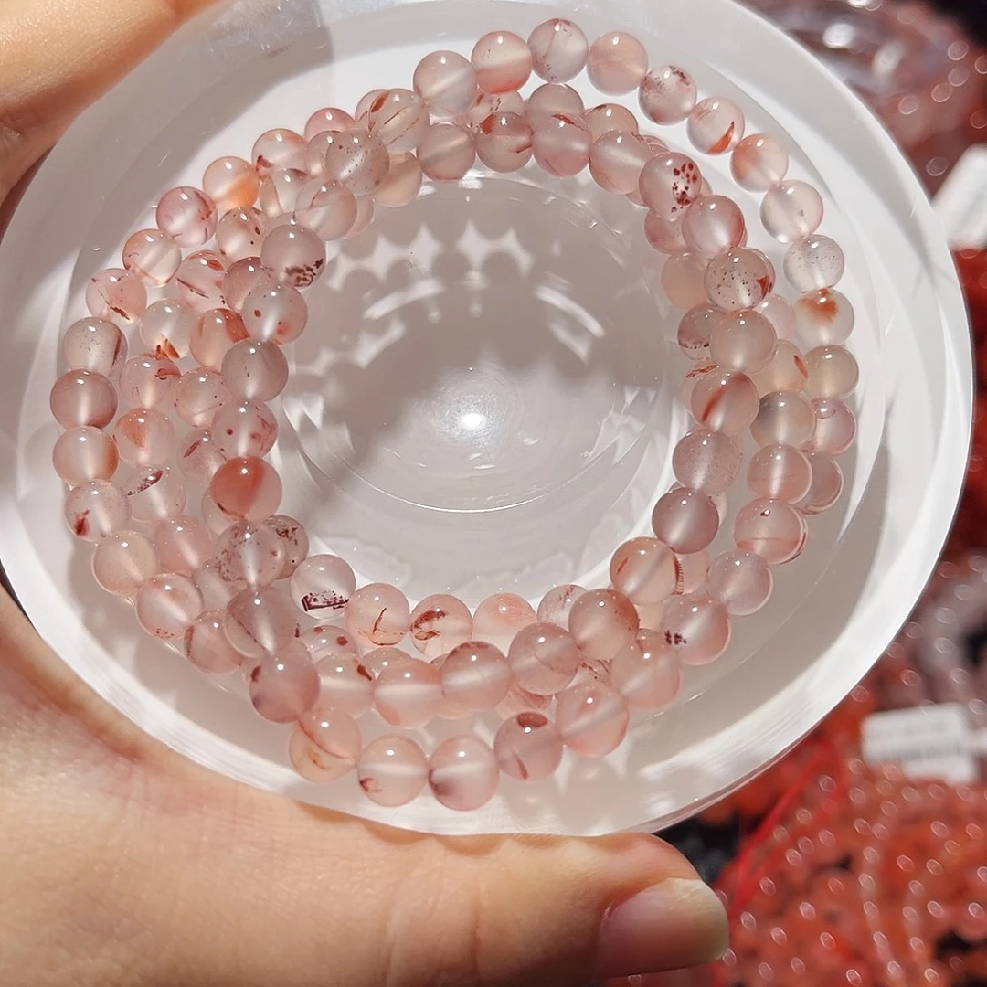 南红玛瑙未镶嵌手链