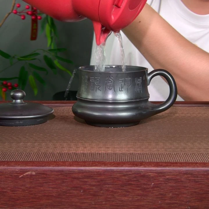 茶杯紫砂高货放漏
