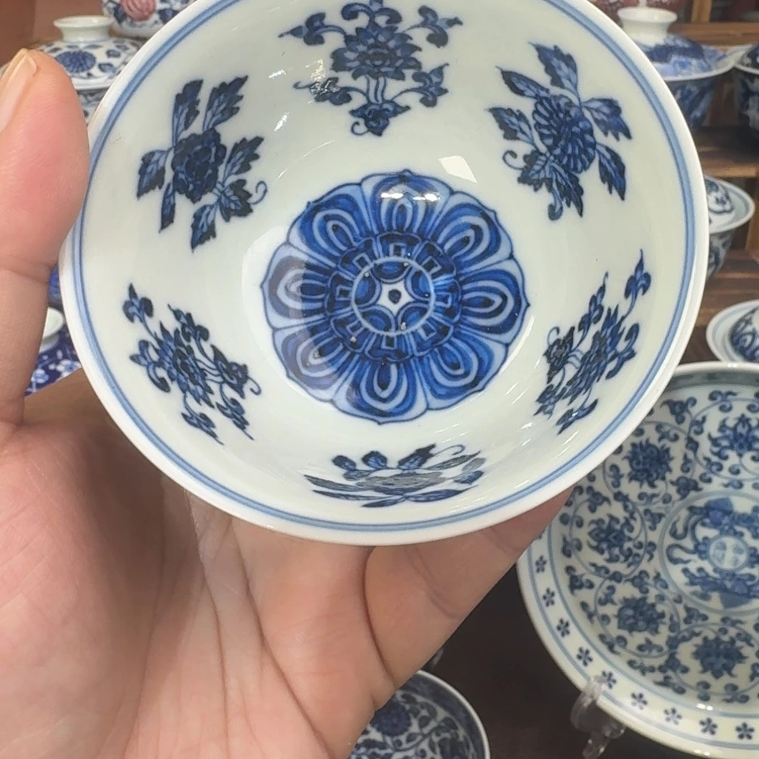 杯子陶瓷纯手工手绘柴窑7